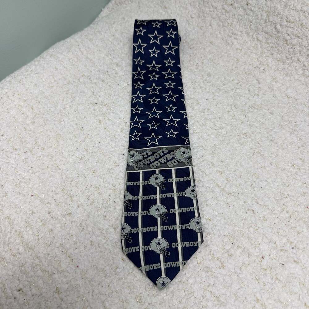 VTG RM Sport Dallas Cowboys 1996 NFL Silk Necktie America’s Team Ralph Marlin